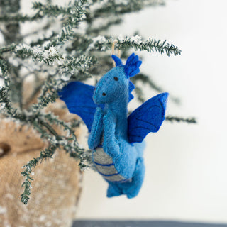 Blue Dragon Ornament
