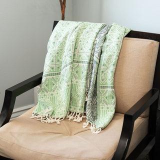 Retro Green Turkish Towel
