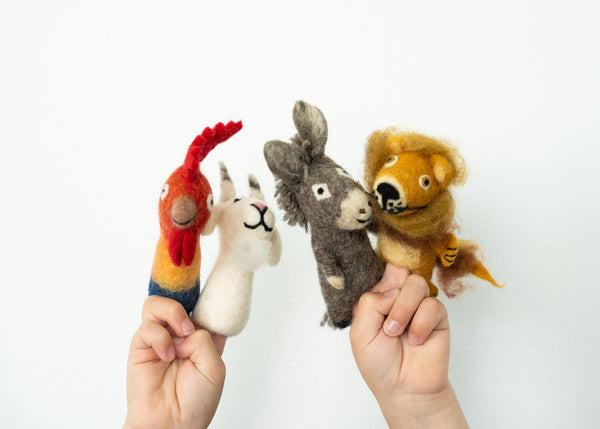 3D Lion Finger Puppet