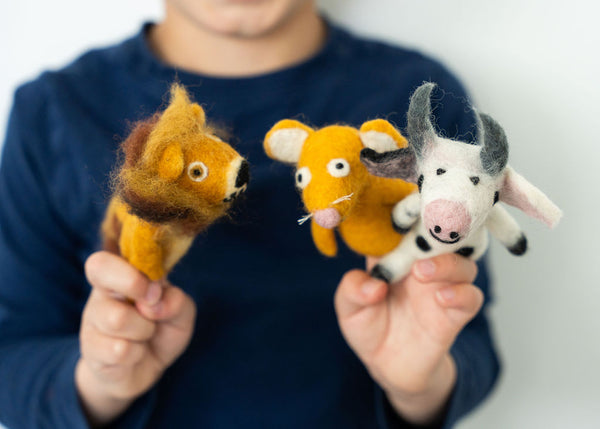 3D Lion Finger Puppet