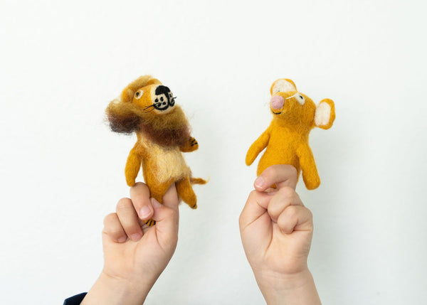 3D Lion Finger Puppet