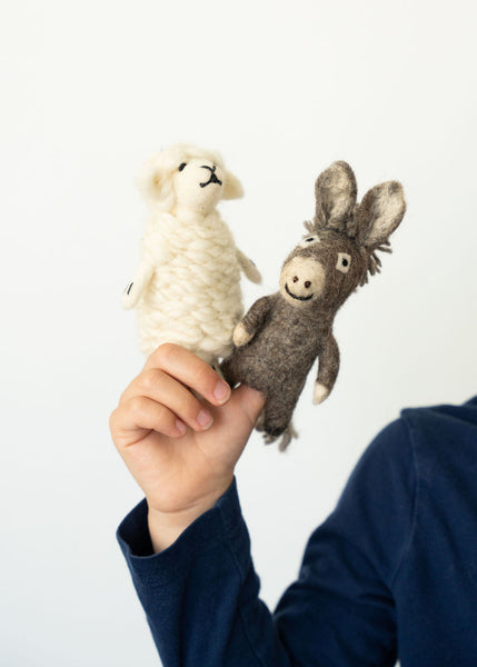 3D Sheep Finger Puppet