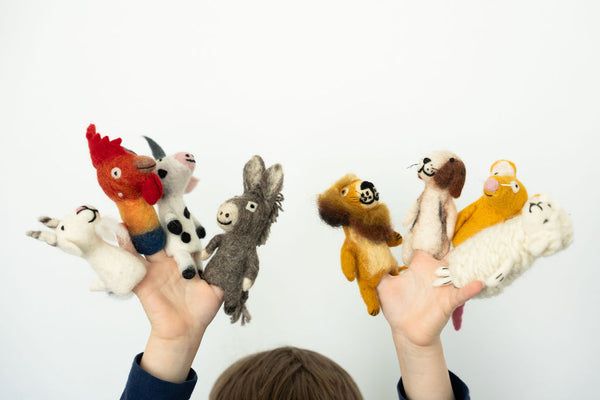 3D Sheep Finger Puppet