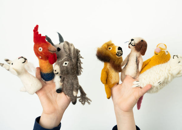 3D Sheep Finger Puppet
