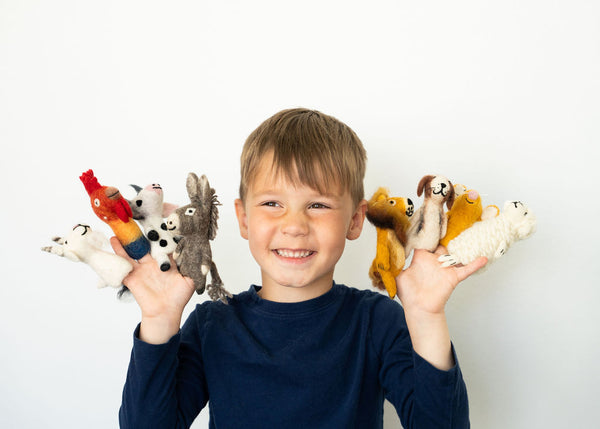 3D Sheep Finger Puppet