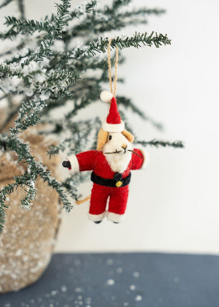 Santa Clause Mouse Ornament