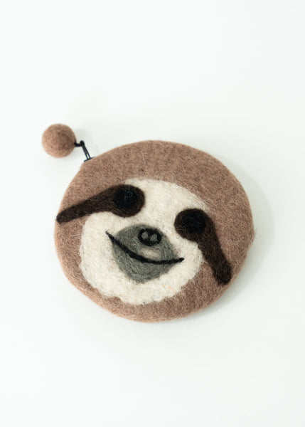 Sloth Felt Wallet