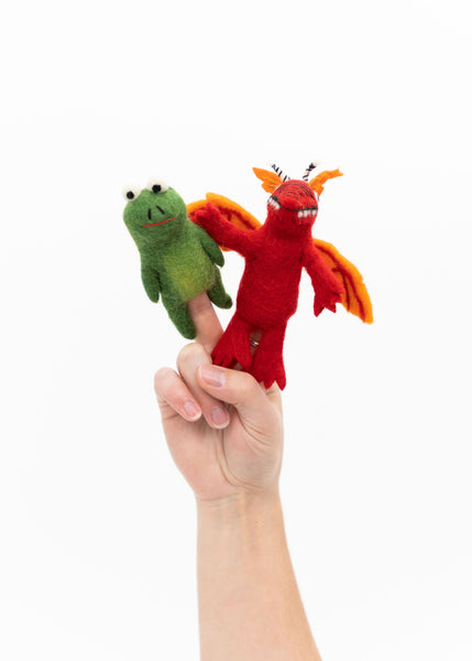 3D Frog Finger Puppet
