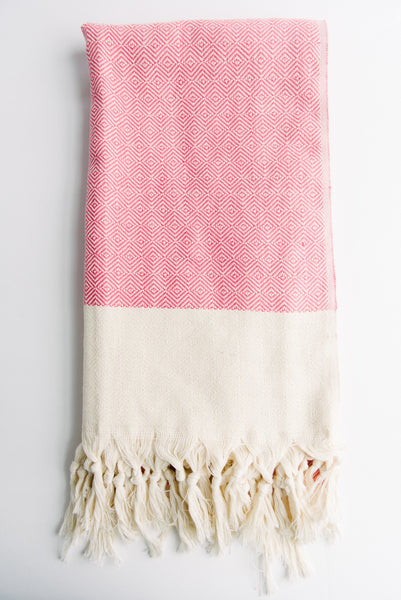 Pink Diamond Turkish Towel