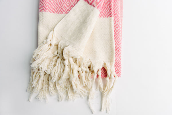 Pink Diamond Turkish Towel