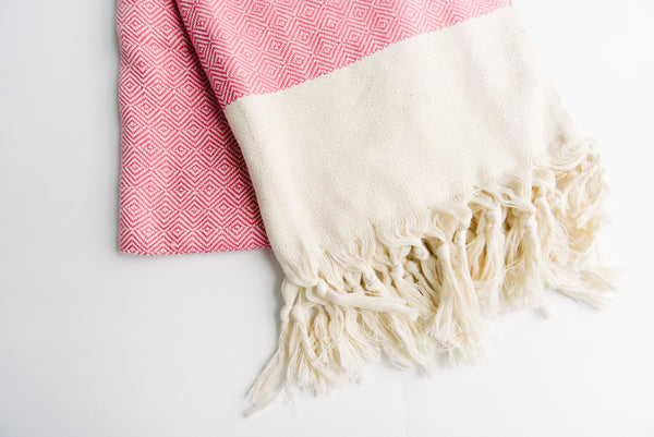 Pink Diamond Turkish Towel