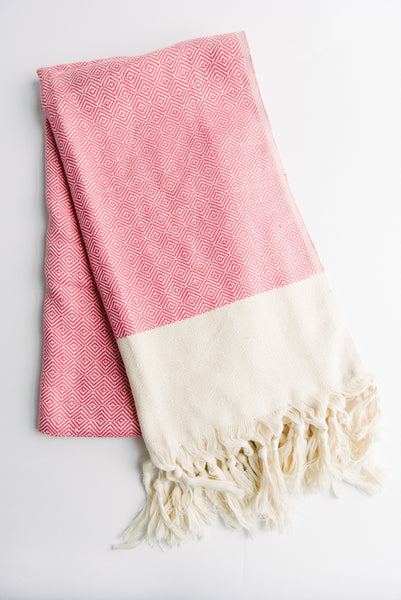 Pink Diamond Turkish Towel