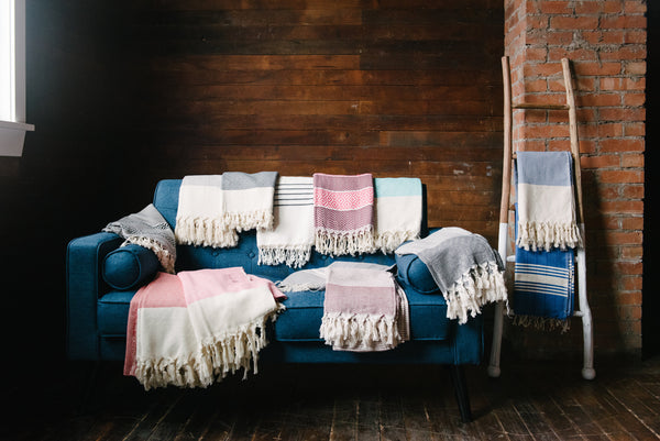 Red Diamond Turkish Towel