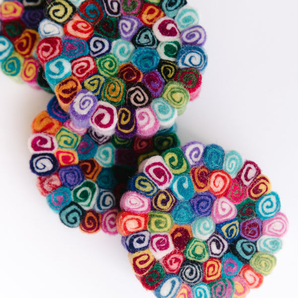 Felted Coasters