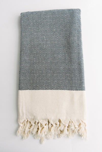 Black Diamond Turkish Towel