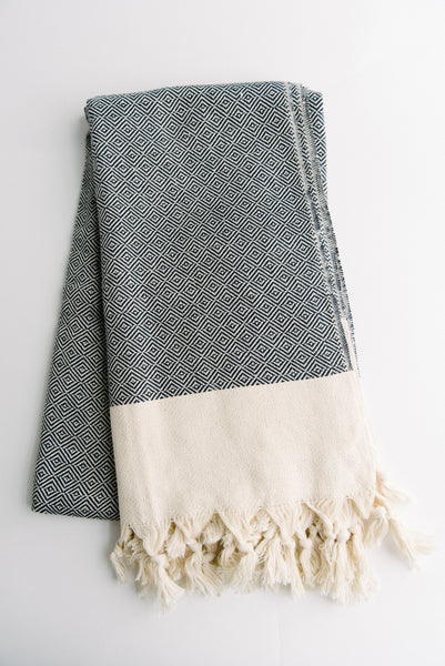 Black Diamond Turkish Towel