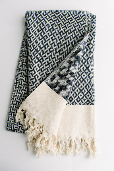 Black Diamond Turkish Towel