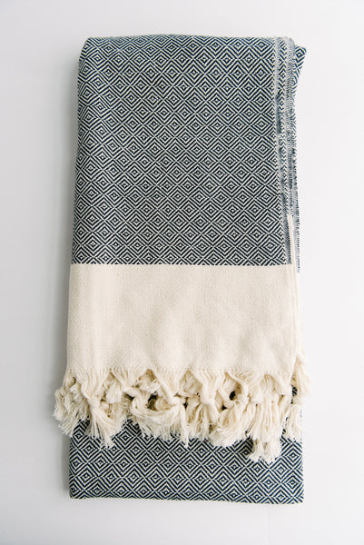 Black Diamond Turkish Towel