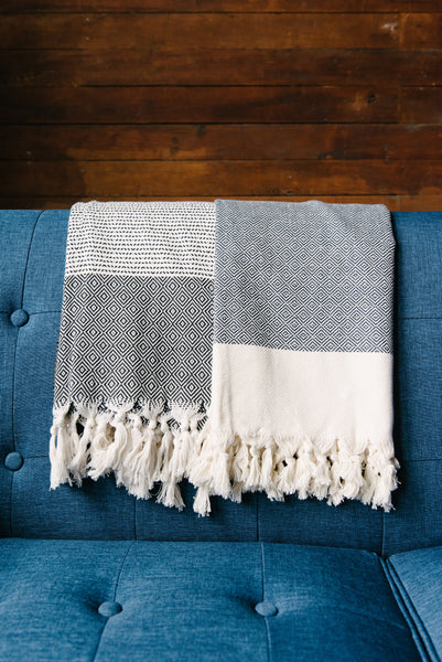 Black Diamond Turkish Towel
