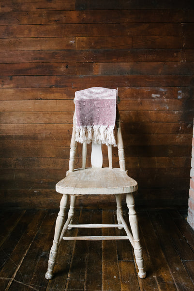 Maroon Diamond Turkish Towel