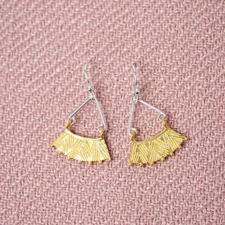 Silver And Gold Earrings