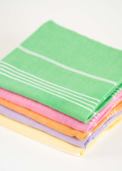 Purple And White Sultan Turkish Towel