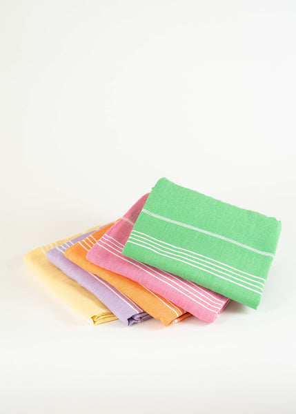 Purple And White Sultan Turkish Towel