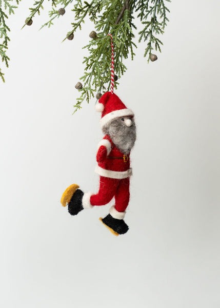 Skating Santa