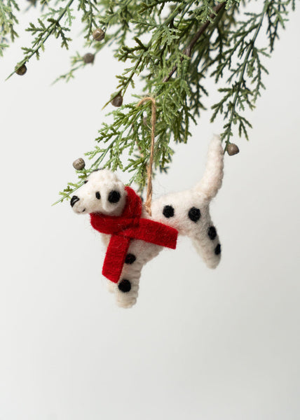 Spotted Dog Ornament