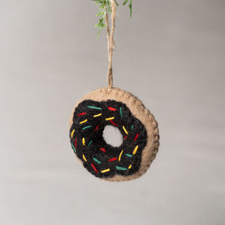 Chocolate Donut Ornament