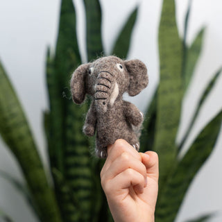 3D Elephant Finger Puppet