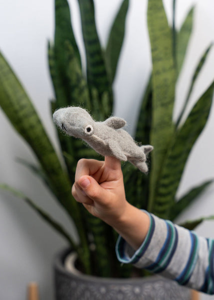 3D Hammerhead Finger Puppet