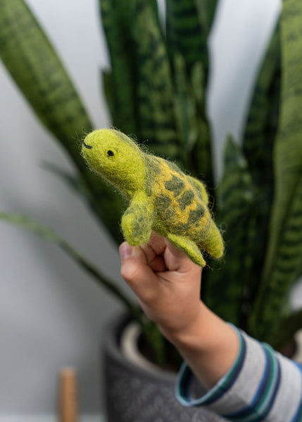 3D Turtle Finger Puppet