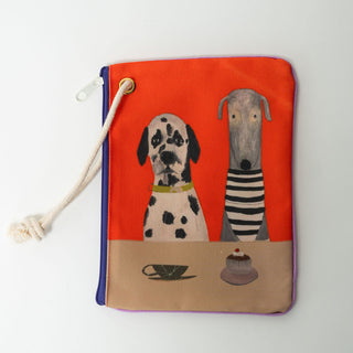 Dog Duo Zip Bag