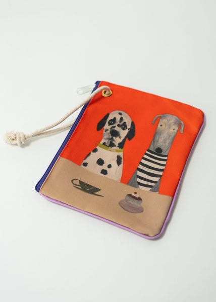 Dog Duo Zip Bag
