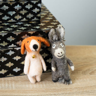 3D Donkey Finger Puppet