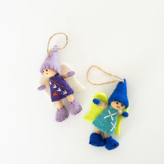 Little Purple Fairy Ornament