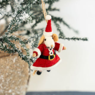 Mrs. Clause Mouse Ornamnet
