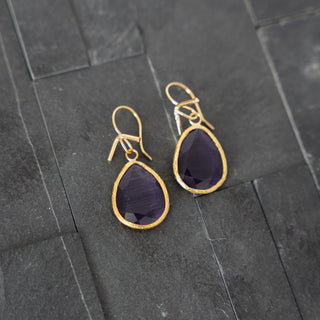 Turkish Purple Earrings