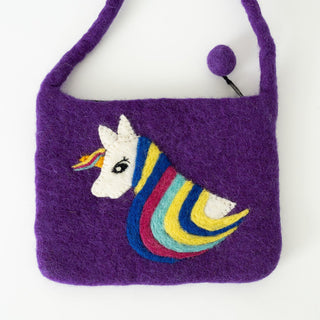 Purple Unicorn Bag