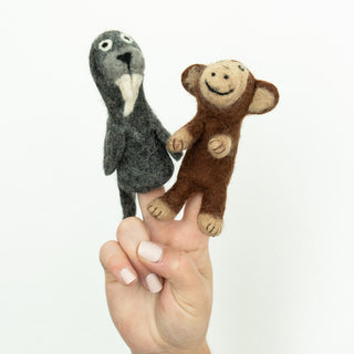 3D Monkey Finger Puppet