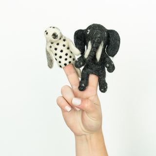3D Large Elephant Finger Puppet