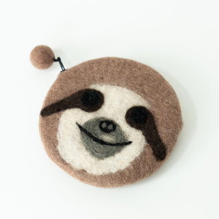 Sloth Felt Wallet