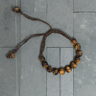 Pull Tie Tigers Eye Bracelet