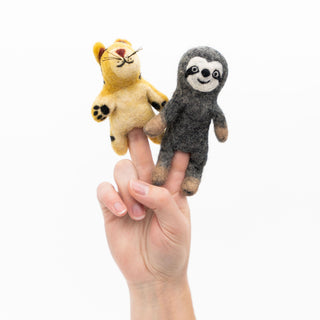 3D Sloth Finger Puppet