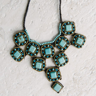 Turquoise Bib Necklace