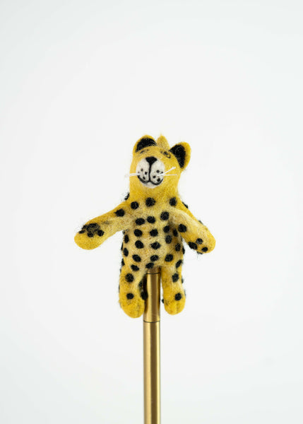 3D Leopard Finger Puppet