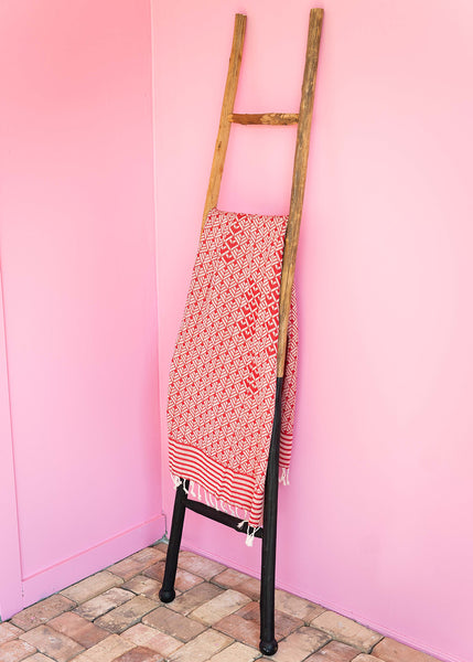 Reversible Magenta Turkish Towel